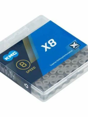 CADENA KMC X8 116L PLATA / GRIS