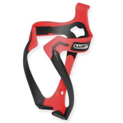 PORTA BOTELLA POLICARBONATO ROJO BLANCO SUMART