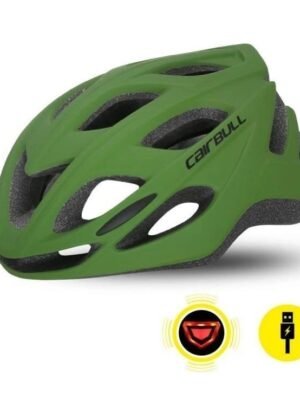 CASCO CAIRBULL RACE MASTER VERDE CON LUZ